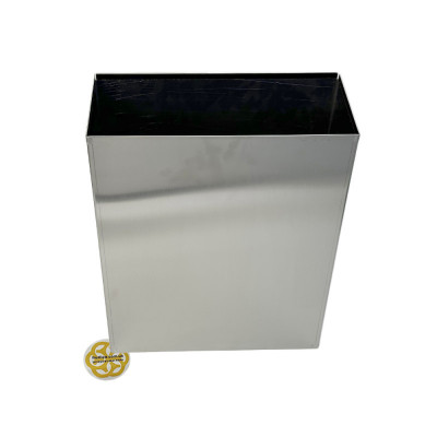 Будкрам купить Урна для мусора настенная 23Л, нержавеющая сталь, хром Efor Урна для мусора настенная 23Л, нержавеющая сталь, хром Efor 4