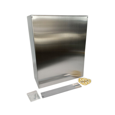 Будкрам купить Урна для мусора настенная 16Л, нержавеющая сталь, хром Efor Урна для мусора настенная 16Л, нержавеющая сталь, хром Efor 2