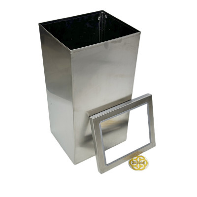 Будкрам купить Урна для мусора напольная 45Л, нержавеющая сталь, хром Efor Урна для мусора напольная 45Л, нержавеющая сталь, хром Efor 2