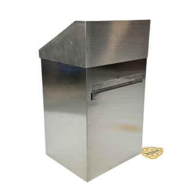 Будкрам купить Урна для мусора настенная 25Л, нержавеющая сталь, хром Efor Урна для мусора настенная 25Л, нержавеющая сталь, хром Efor 6