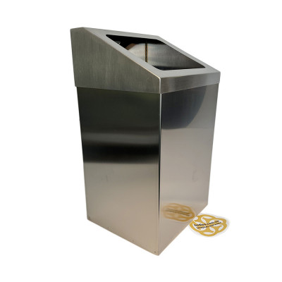 Будкрам купить Урна для мусора настенная 25Л, нержавеющая сталь, хром Efor Урна для мусора настенная 25Л, нержавеющая сталь, хром Efor 4