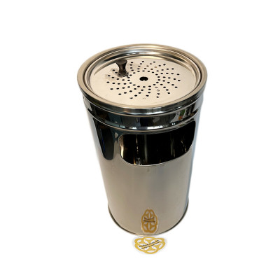 Будкрам купить Урна пепельница уличная на подставке 30Л, нержавеющая сталь, хром Efor Урна пепельница уличная на подставке 30Л, нержавеющая сталь, хром Efor 5