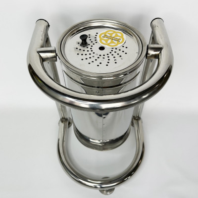 Будкрам купить Урна пепельница уличная на подставке 30Л, нержавеющая сталь, хром Efor Урна пепельница уличная на подставке 30Л, нержавеющая сталь, хром Efor 4