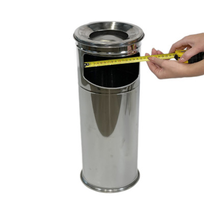 Будкрам купить Урна-пепельница цилиндрическая, нержавеющая сталь, диаметр 19 см, высота 60 см Sanpreis Урна-пепельница цилиндрическая, нержавеющая сталь, диаметр 19 см, высота 60 см Sanpreis 5