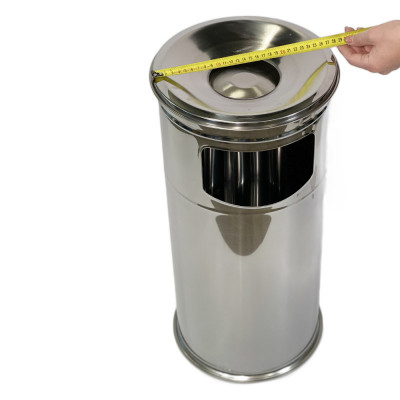 Будкрам купить Урна-пепельница цилиндрическая, нержавеющая сталь, диаметр 25 см, высота 60 см Sanpreis Урна-пепельница цилиндрическая, нержавеющая сталь, диаметр 25 см, высота 60 см Sanpreis 2