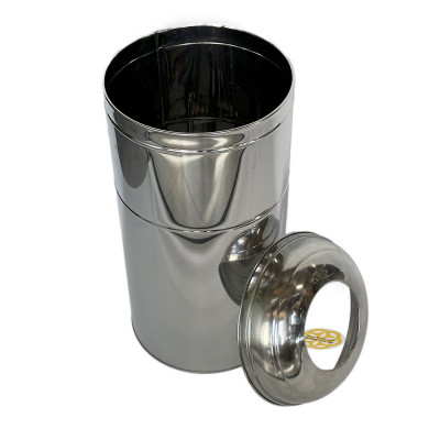 Будкрам купить Урна уличная, нержавеющая сталь, D31.5 см, высота 67 см, хром Efor Урна уличная, нержавеющая сталь, D31.5 см, высота 67 см, хром Efor 4