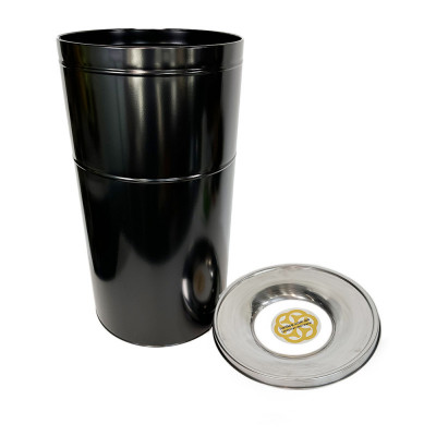 Будкрам купить Урна уличная, нержавеющая сталь, D32см, высота 58 см, черный Efor Урна уличная, нержавеющая сталь, D32см, высота 58 см, черный Efor 2