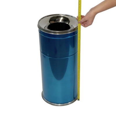 Будкрам купить Урна-попільничка з обідком, нержавіюча сталь, діаметр 27 см Sanpreis Урна-попільничка з обідком, нержавіюча сталь, діаметр 27 см Sanpreis 3