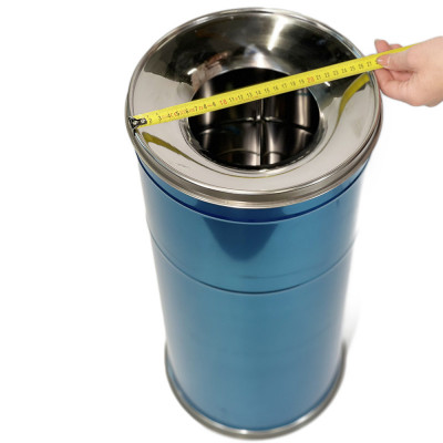 Будкрам купить Урна-попільничка з обідком, нержавіюча сталь, діаметр 27 см Sanpreis Урна-попільничка з обідком, нержавіюча сталь, діаметр 27 см Sanpreis 4