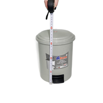 Будкрам купити Пластикове відро для сміття з педаллю 12Л, сірий Afacan Plastik Пластикове відро для сміття з педаллю 12Л, сірий Afacan Plastik 6