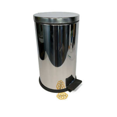 Будкрам купить Мусорное ведро с педалью 16Л, нержавеющая сталь, хром Efor