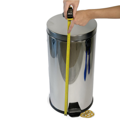 Будкрам купить Ведро с педалью 40Л, нержавеющая сталь, хром Efor Ведро с педалью 40Л, нержавеющая сталь, хром Efor 4