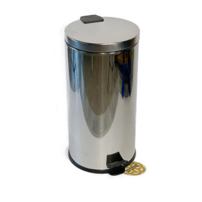 Будкрам купити Відро з педаллю 40Л, нержавіюча сталь, хром Efor