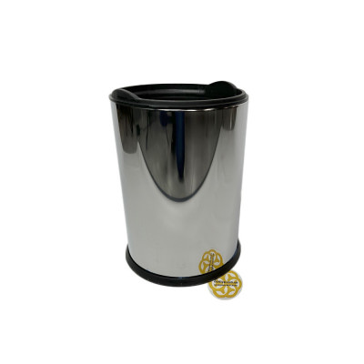 Будкрам купити Відро для сміття 12Л без кришки, нержавіюча сталь, хром Efor
