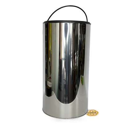 Будкрам купить Мусорное ведро 40 Л без крышки, нержавеющая сталь, хром Efor