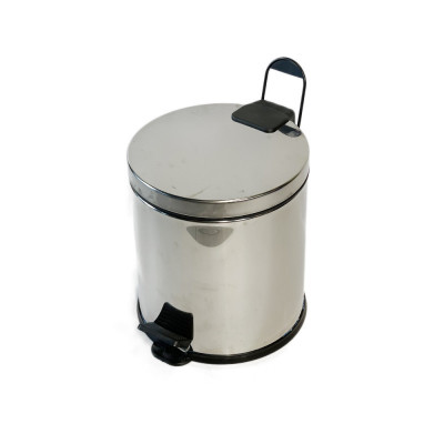 Будкрам купити Відро для сміття з педаллю 20 Л, нержавіюча сталь, хром Efor Відро для сміття з педаллю 20 Л, нержавіюча сталь, хром Efor 2