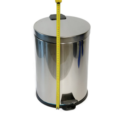 Будкрам купить Мусорное ведро с педалью 30Л, нержавеющая сталь, микролифт, хром Sanpreis Мусорное ведро с педалью 30Л, нержавеющая сталь, микролифт, хром Sanpreis 7