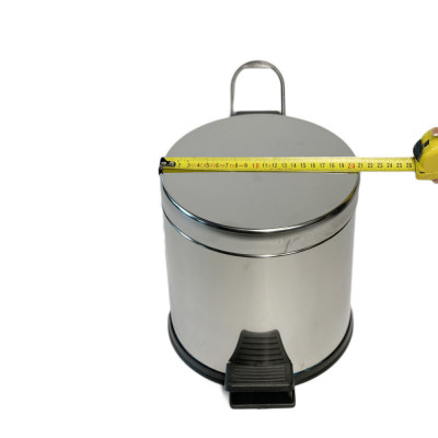 Будкрам купить Мусорное ведро с педалью 3Л, нержавеющая сталь, хром Sanpreis Мусорное ведро с педалью 3Л, нержавеющая сталь, хром Sanpreis 7