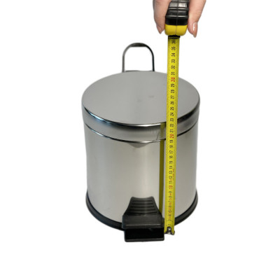 Будкрам купить Мусорное ведро с педалью 3Л, нержавеющая сталь, хром Sanpreis Мусорное ведро с педалью 3Л, нержавеющая сталь, хром Sanpreis 6