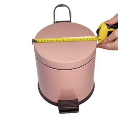 Будкрам купить Мусорное ведро с педалью 3Л, нержавеющая сталь, розовый Sanpreis Мусорное ведро с педалью 3Л, нержавеющая сталь, розовый Sanpreis 6