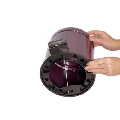 Будкрам купить Мусорное ведро с педалью 3Л, нержавеющая сталь, фиолетовый Sanpreis Мусорное ведро с педалью 3Л, нержавеющая сталь, фиолетовый Sanpreis 5