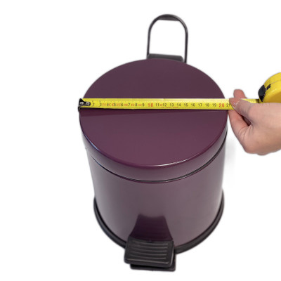 Будкрам купить Мусорное ведро с педалью 3Л, нержавеющая сталь, фиолетовый Sanpreis Мусорное ведро с педалью 3Л, нержавеющая сталь, фиолетовый Sanpreis 8