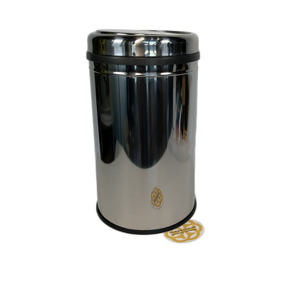 Будкрам купить Мусорное ведро 20Л с поворотной крышкой нержавеющая сталь, хром Efor