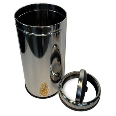 Будкрам купить Мусорное ведро 27Л с поворотной крышкой нержавеющая сталь, хром Efor Мусорное ведро 27Л с поворотной крышкой нержавеющая сталь, хром Efor 3