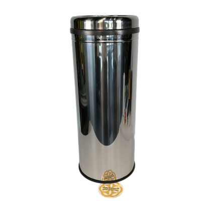 Будкрам купить Мусорное ведро 27Л с поворотной крышкой нержавеющая сталь, хром Efor