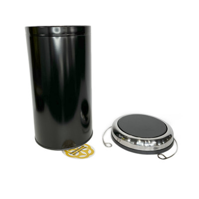 Будкрам купить Мусорное ведро 45Л с поворотной крышкой нержавеющая сталь, черный Efor Мусорное ведро 45Л с поворотной крышкой нержавеющая сталь, черный Efor 3