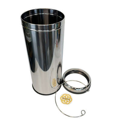 Будкрам купить Ведро для мусора 27 Л без крышки, нержавеющая сталь, хром Efor Ведро для мусора 27 Л без крышки, нержавеющая сталь, хром Efor 2