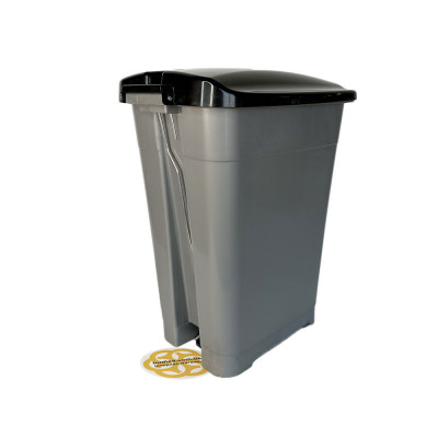 Будкрам купить Ведро для мусора с педалью 30 Л, пластик, серый Afacan Plastik Ведро для мусора с педалью 30 Л, пластик, серый Afacan Plastik 2