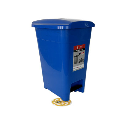 Будкрам купить Ведро для мусора с педалью 20 Л, пластик, синий Afacan Plastik Ведро для мусора с педалью 20 Л, пластик, синий Afacan Plastik 4