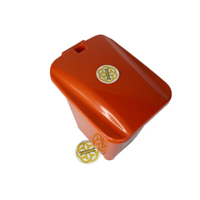 Будкрам купити Відро для сміття з педаллю 50 Л, пластик, помаранчевий Afacan Plastik Відро для сміття з педаллю 50 Л, пластик, помаранчевий Afacan Plastik 3