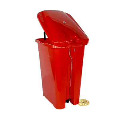 Будкрам купити Відро для сміття з педаллю 30 л, пластик, червоний Afacan Plastik Відро для сміття з педаллю 30 л, пластик, червоний Afacan Plastik 4