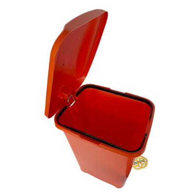 Будкрам купити Відро для сміття з педаллю 50 Л, пластик, помаранчевий Afacan Plastik Відро для сміття з педаллю 50 Л, пластик, помаранчевий Afacan Plastik 5