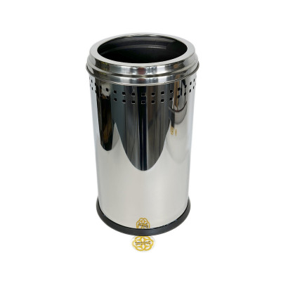 Будкрам купить Ведро для мусора 16Л с ободком  и перфорацией, нержавеющая сталь, хром Efor Ведро для мусора 16Л с ободком  и перфорацией, нержавеющая сталь, хром Efor 4