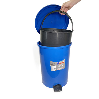 Будкрам купити Відро для сміття з педаллю 40 Л, пластик, синій Afacan Plastik Відро для сміття з педаллю 40 Л, пластик, синій Afacan Plastik 4