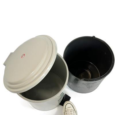 Будкрам купить Ведро для мусора с педалью  40 Л, пластик, серый Afacan Plastik Ведро для мусора с педалью  40 Л, пластик, серый Afacan Plastik 4