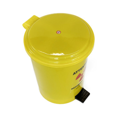 Будкрам купити Пластикове відро для сміття з педаллю 40 л, жовтий Afacan Plastik Пластикове відро для сміття з педаллю 40 л, жовтий Afacan Plastik 4