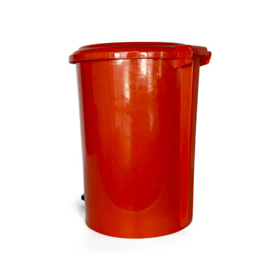 Будкрам купити Відро для сміття з педаллю 40 Л, пластик, помаранчевий Afacan Plastik Відро для сміття з педаллю 40 Л, пластик, помаранчевий Afacan Plastik 5