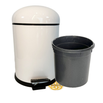 Будкрам купить Набор для ванной с ершиком, ведро с микролифтом 5Л, белый Efor Набор для ванной с ершиком, ведро с микролифтом 5Л, белый Efor 4