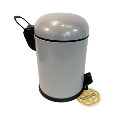 Будкрам купити Відро для сміття з педаллю і мікроліфтом 5Л, нержавіюча сталь, сірий Efor Відро для сміття з педаллю і мікроліфтом 5Л, нержавіюча сталь, сірий Efor 2