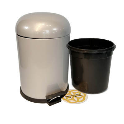 Будкрам купити Відро для сміття з педаллю і мікроліфтом 5Л, нержавіюча сталь, сірий Efor Відро для сміття з педаллю і мікроліфтом 5Л, нержавіюча сталь, сірий Efor 3