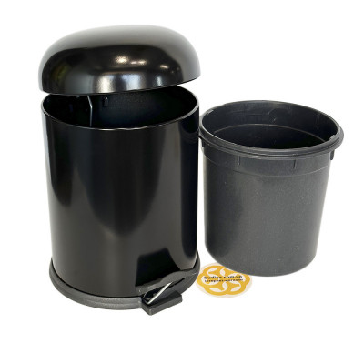 Будкрам купити Набір для ванної кімнати з йоржиком, відро з мікроліфтом 5Л, чорний Efor Набір для ванної кімнати з йоржиком, відро з мікроліфтом 5Л, чорний Efor 3
