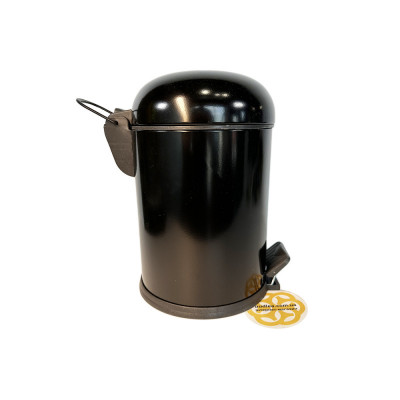 Будкрам купити Відро для сміття з педаллю 5Л, нержавіюча сталь, чорний Efor