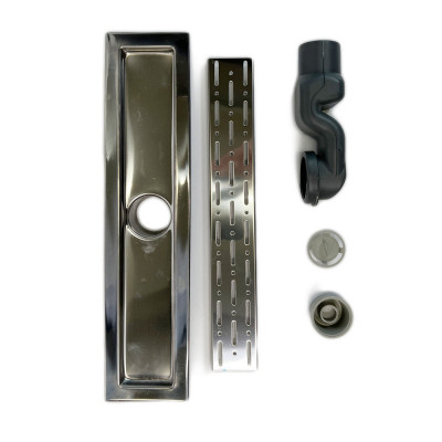 Будкрам купити Душовий трап VEGA LUX 40 см, горизонтальний, грати - дощ Sanpreis Душовий трап VEGA LUX 40 см, горизонтальний, грати - дощ Sanpreis 2