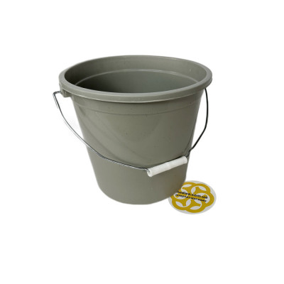 Будкрам купити Відро з ручкою 10Л, сірий Afacan Plastik