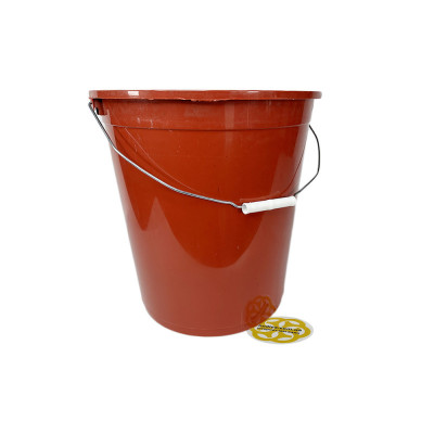 Будкрам купити Відро пластикове з ручкою 10Л, червоний Afacan Plastik