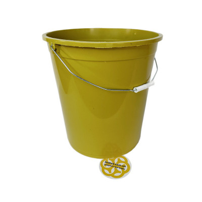 Будкрам купити Відро пластикове з ручкою 10Л, жовтий Afacan Plastik